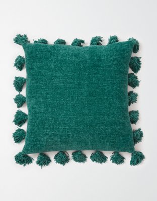 Dormify Chenille Knit Tassel Pillow