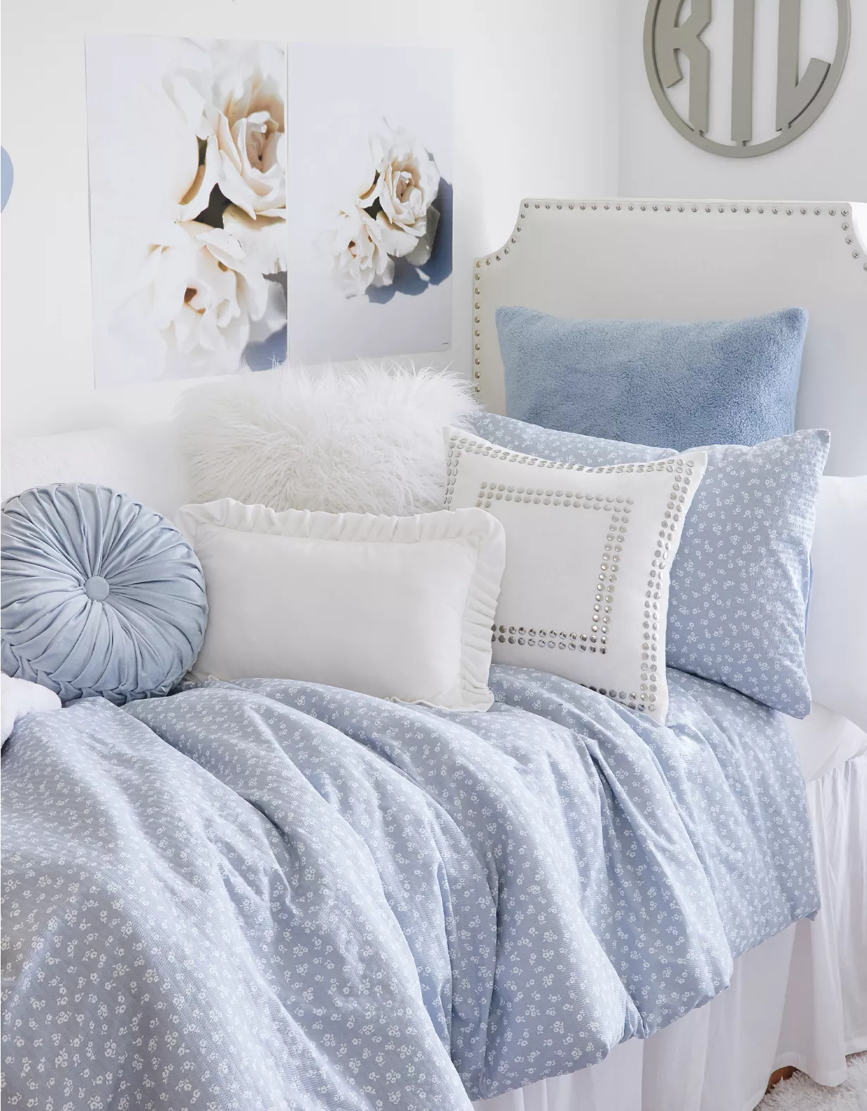 Dormify Floral Twin XL Comforter & Sham Set
