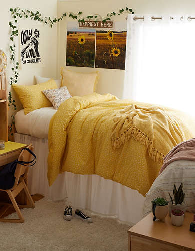 Dormify Floral Twin XL Comforter & Sham Set