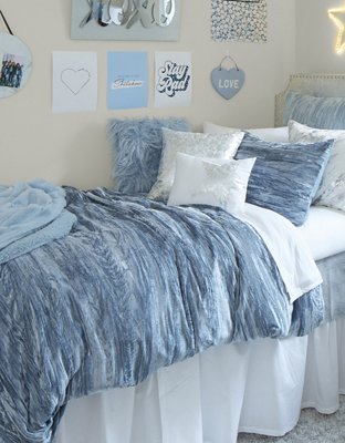 Dormify Velvet Twin XL Duvet & Sham Set