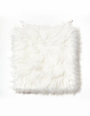 Dormify Faux Fur Seat Cushion