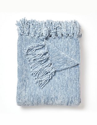 Dormify Chenille Tassel Throw Blanket