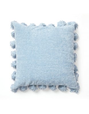 American Eagle Dormify Chenille Knit Tassel Pillow — фото 2