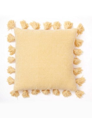 Dormify Chenille Knit Tassel Pillow