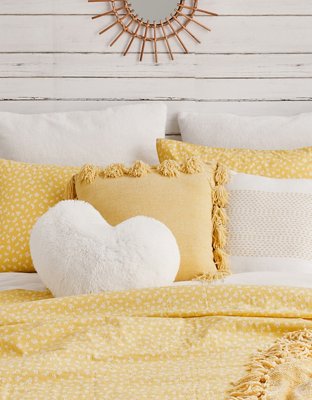 Dormify Chenille Knit Tassel Pillow