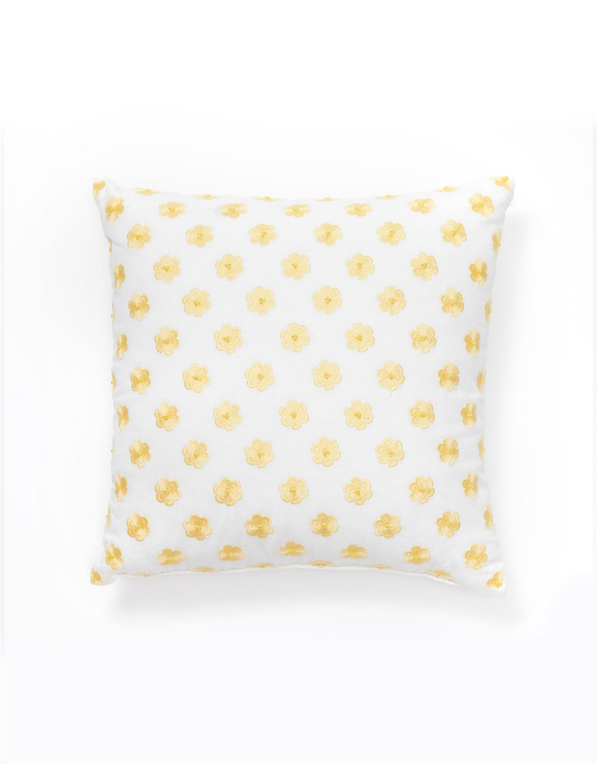 Dormify Embroidered Daisy Pillow