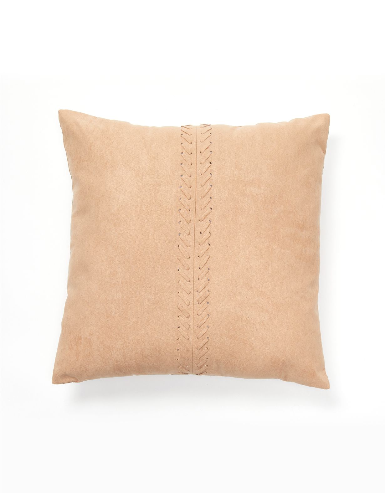 Dormify Stitched Suede Pillow