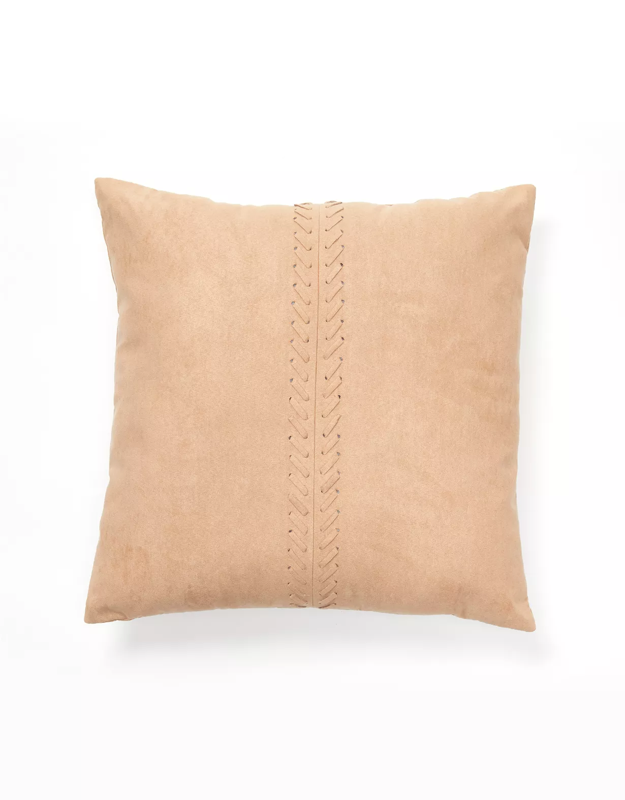 Dormify Stitched Suede Pillow