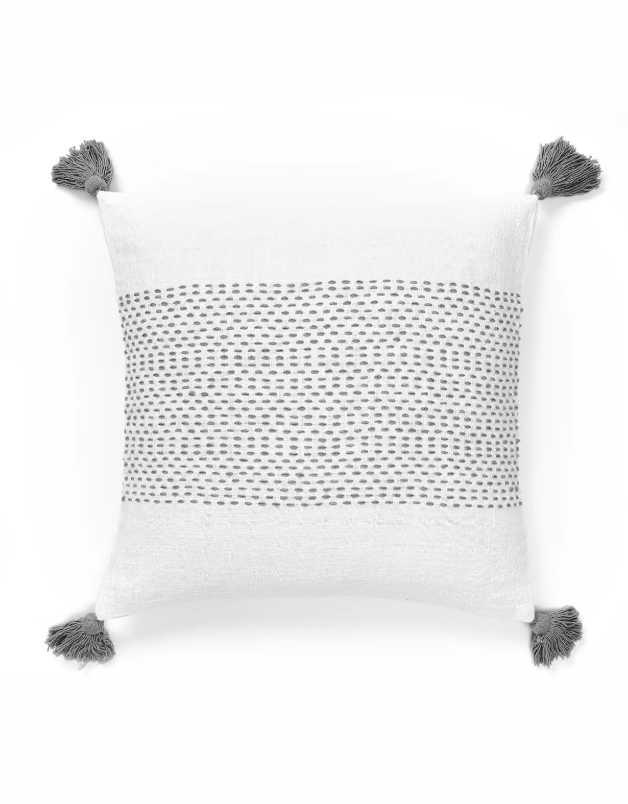 Dormify Woven Tassel Pillow