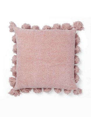 Dormify Chenille Knit Tassel Pillow