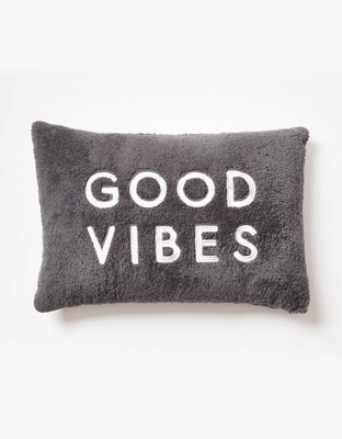 Dormify Good Vibes Sherpa Throw Pillow