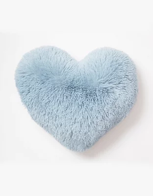 Dormify Faux Fur Heart Throw Pillow