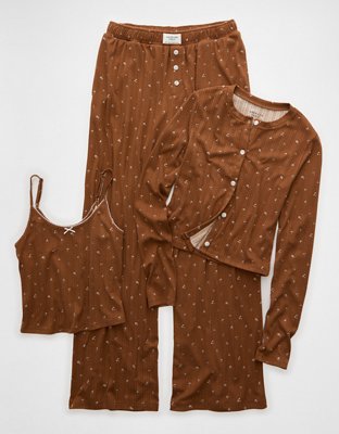 AE Pointelle 3-Piece PJ Set