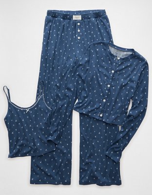 AE Pointelle 3-Piece PJ Set