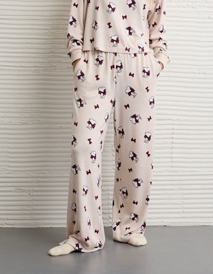 AE Luxe Plush Snoopy Long-Sleeve & Pant PJ Set