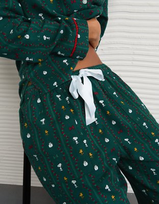 AE Snoopy Flannel PJ Set