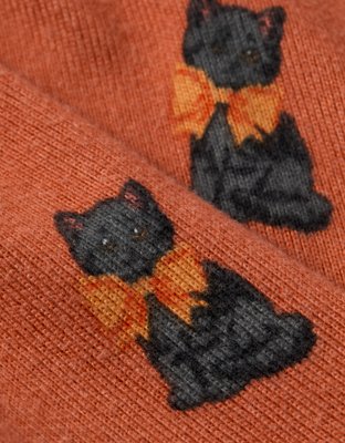 AE Luxe Plush Halloween Long-Sleeve & Pant PJ Set