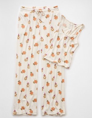 AE Luxe Plush Halloween Tank Top & Pant PJ Set