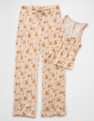 AE Luxe Plush Snoopy Halloween PJ Set