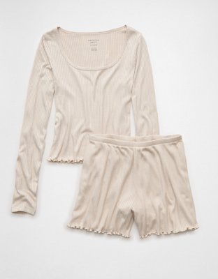 AE Ribbed Plush PJ Set