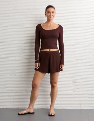 AE Ribbed Plush PJ Set