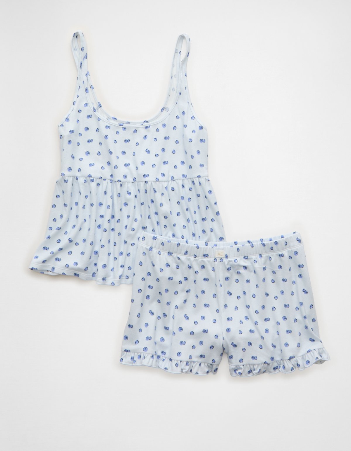 AE Luxe Plush Ruffled PJ Set - image 3