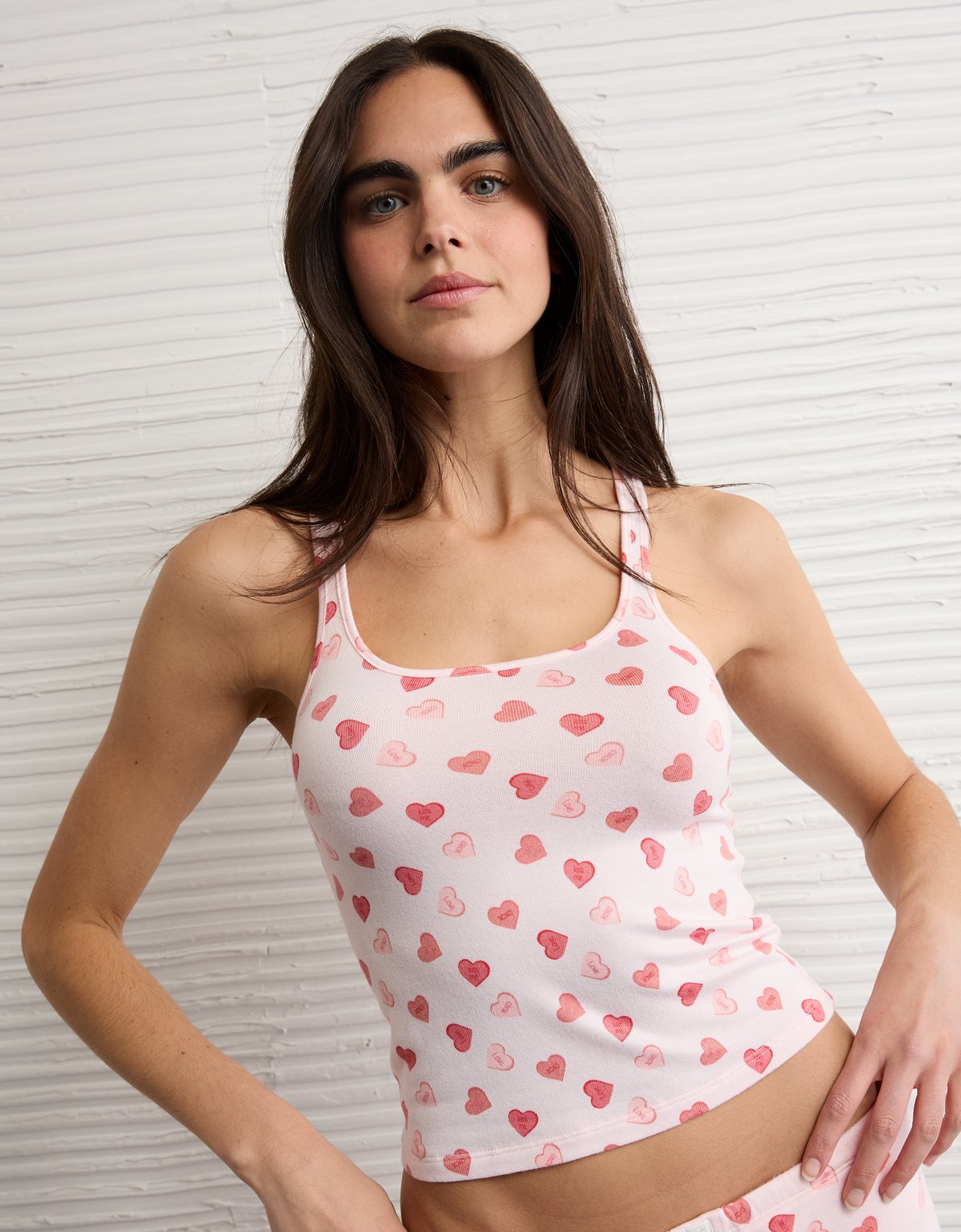 AE Luxe Plush Candy Hearts PJ Set - image 5