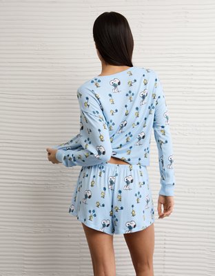 AE Luxe Plush Snoopy PJ Set