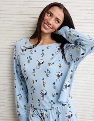 AE Luxe Plush Snoopy PJ Set