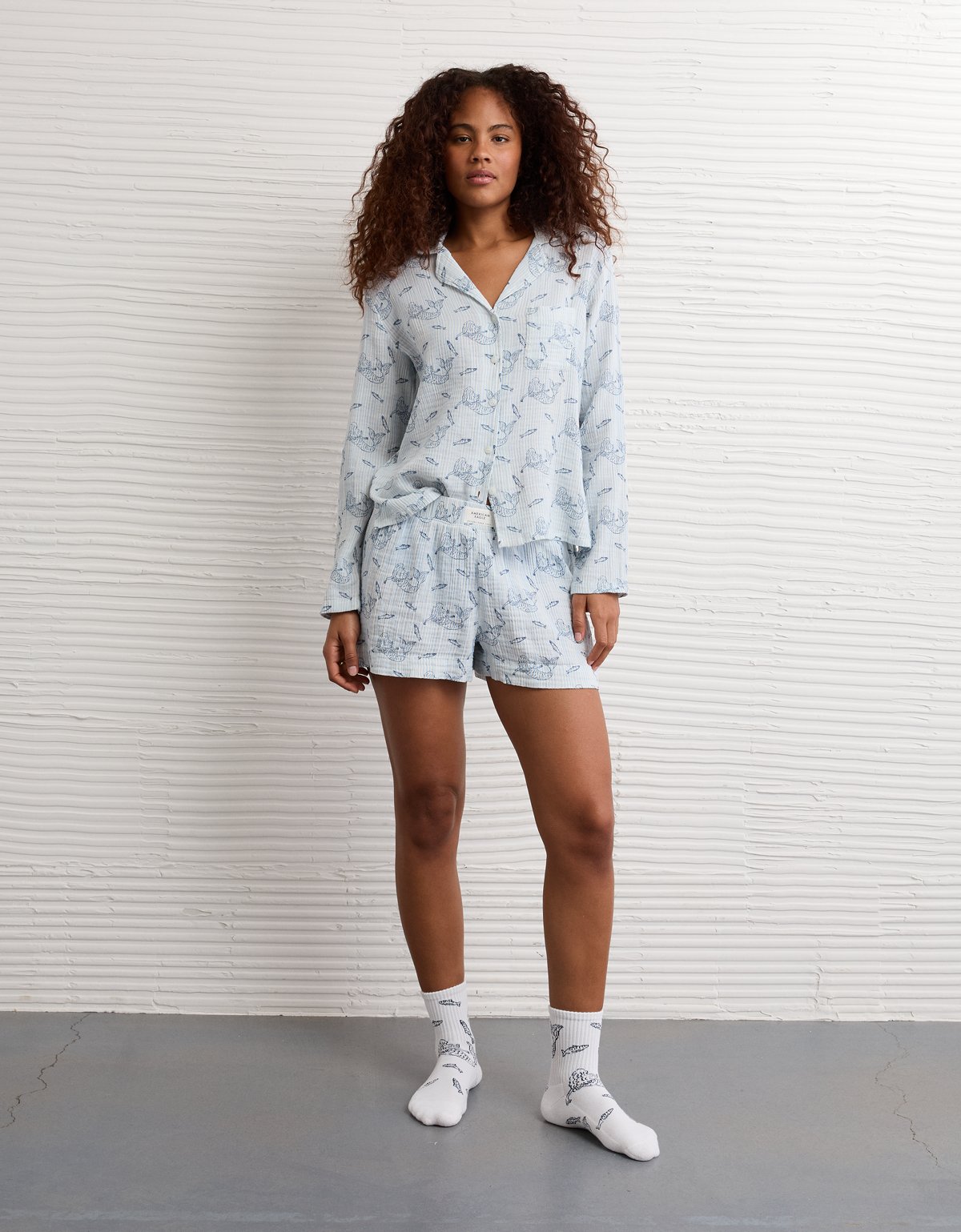 AE Cotton Gauze PJ Set - image 4