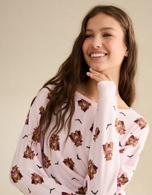 AE Luxe Plush Snoopy PJ Set