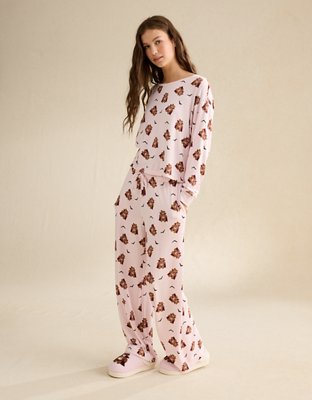 AE Luxe Plush Snoopy PJ Set