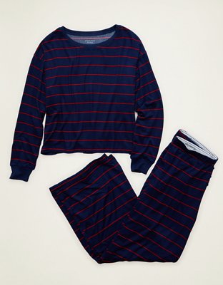 AE Luxe Plush Tank Top & Short PJ Set