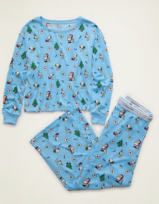 AE Luxe Plush Snoopy PJ Set