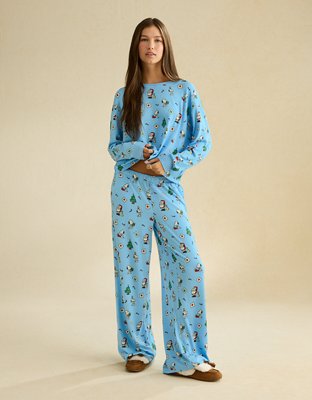 AE Luxe Plush Snoopy PJ Set