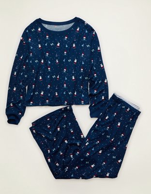 AE Miffy Luxe Plush Long Sleeve + Pant PJ Set