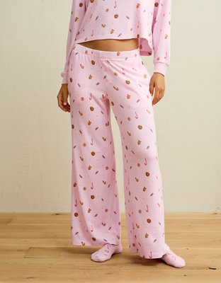 AE Luxe Plush Long Sleeve + Pant PJ Set