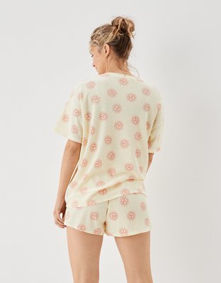 Peach pajamas aerie sale