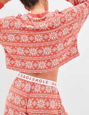 AE Fair Isle Plush PJ Set