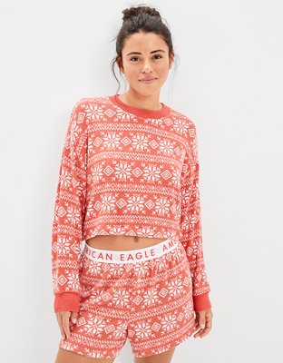 AE Fair Isle Plush PJ Set