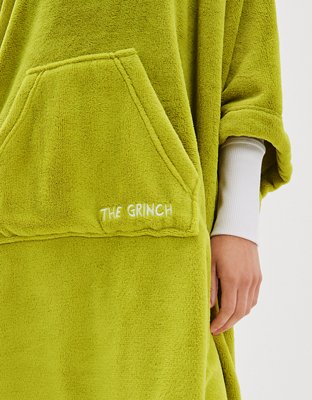 AE Grinch Plush Blanket Hoodie