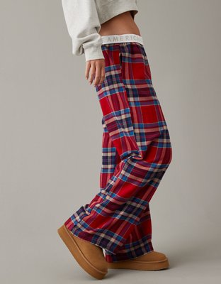 Aerie Women's Flannel Skater Pajama Pant, Lounge Pants
