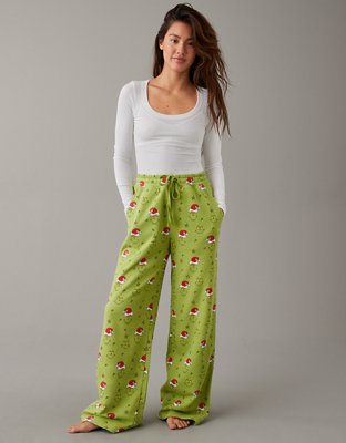 Grinch plaid pajama online pants