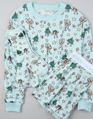 AE Grinch Plush PJ Set