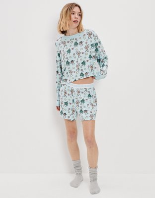 AE Festive Plush PJ Set