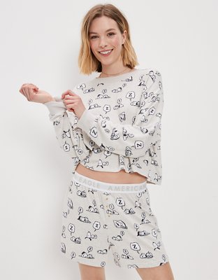 Map Print Pajama Shorts - Women - Ready-to-Wear