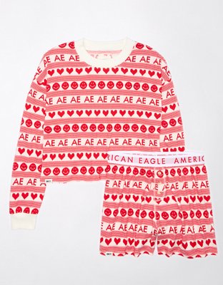 AE Smiley® Heart Plush PJ Set