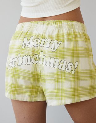 AE Women's Grinch PJ Short