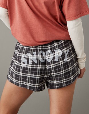 AE Women's Snoopy PJ Short