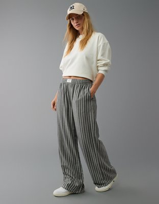 AE Striped Wide-Leg PJ Pant